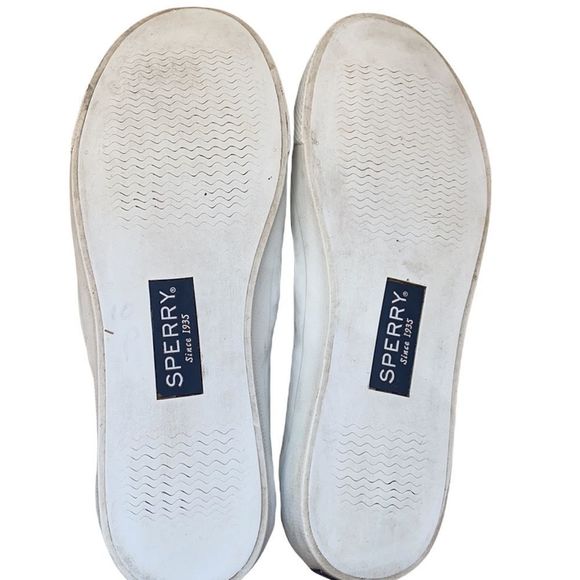 Sperry Seaside Perforated Leather Slip On - Picture 4 of 8